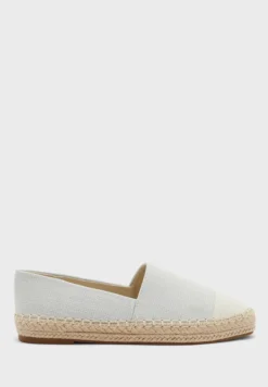 ELLA Textured Toecap Detail Espadrille