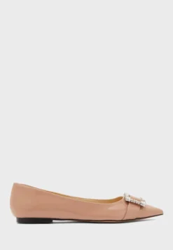 Nine West Casual Pointed Embellished Ballerinas