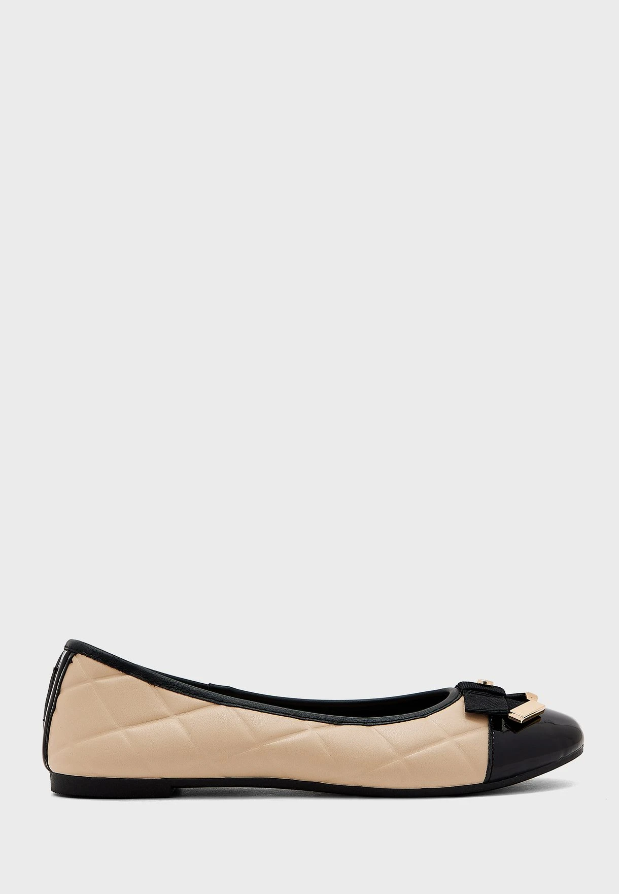 RIVER ISLAND Monogram Bow Ballerinas 1 RIVER ISLAND Monogram Bow Ballerinas