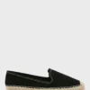 ELLA Diamante Trim Flat Espadrille