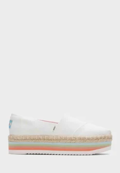 Toms Alpargata Platform Rope High Slip Ons