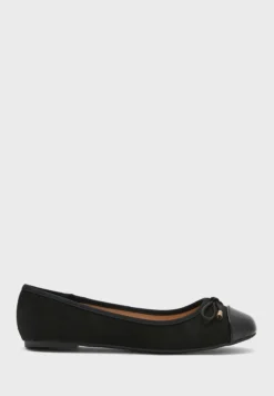 ELLA Patent Toecap Ballerina Flat Shoe