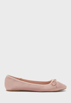 ELLA Satin Ballerina Flat Shoe