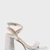 RIVER ISLAND Wide Gross Grain Trim Platform Sandals