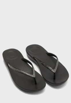 Fitflop Iqushion Sparkle Wedge Sandals