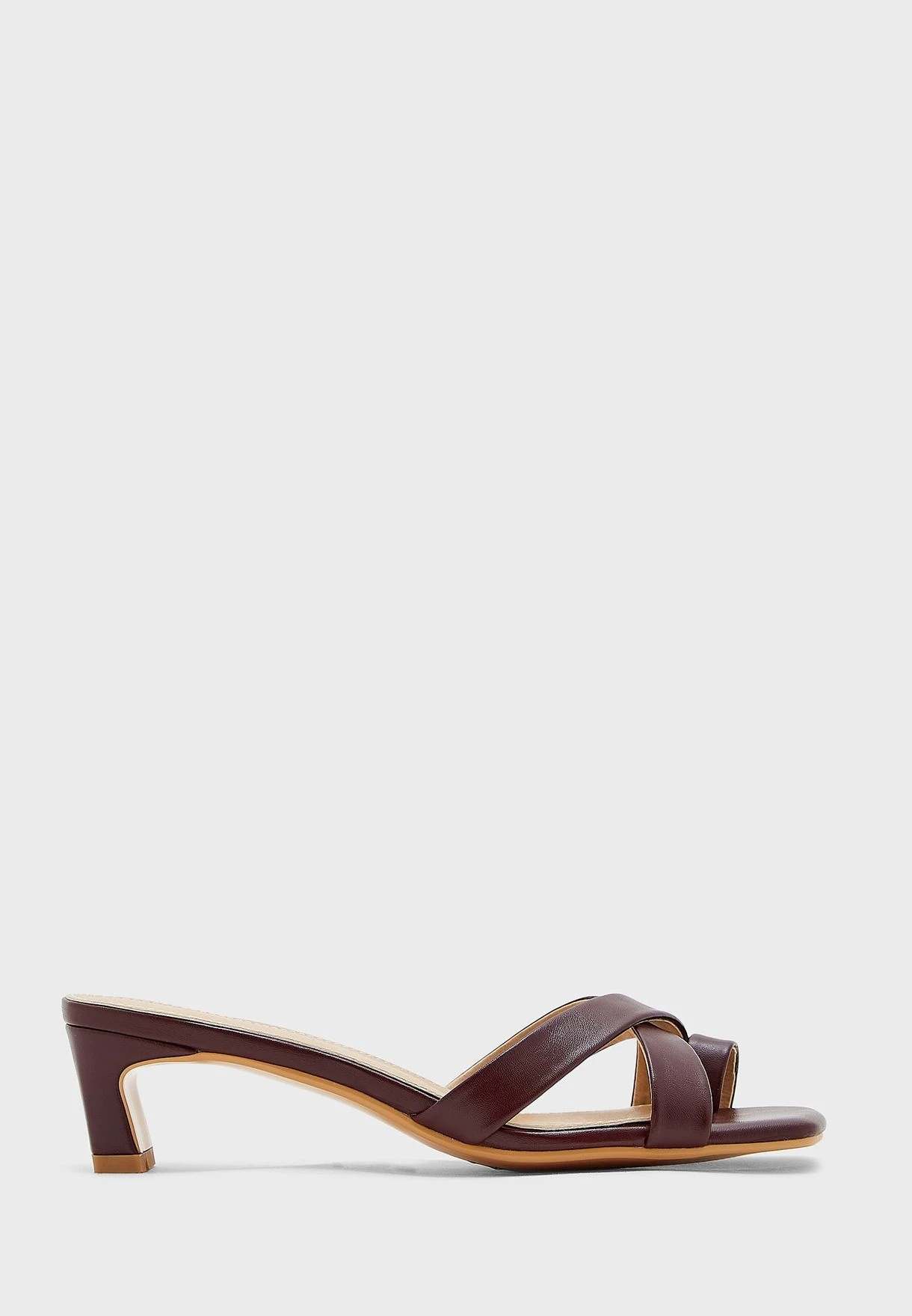 Cross Over Toe Post Mule Sandal 1 Cross Over Toe Post Mule Sandal