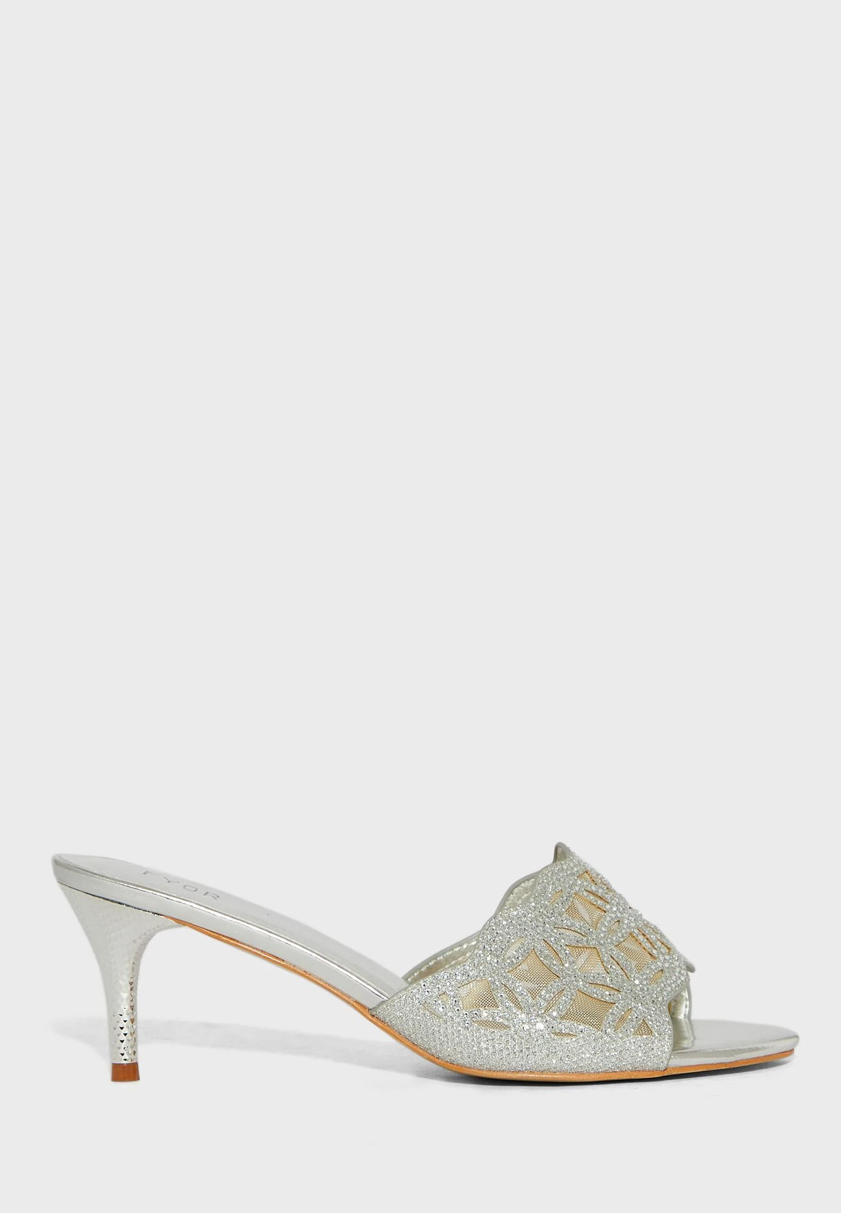 One Strap Mid Heel Sandals 1 One Strap Mid Heel Sandals