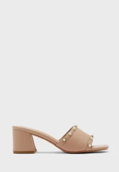 ELLA Pearl Trim Mule Sandal