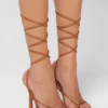 Public Desire Lacey Wide Fit High Heel Sandals