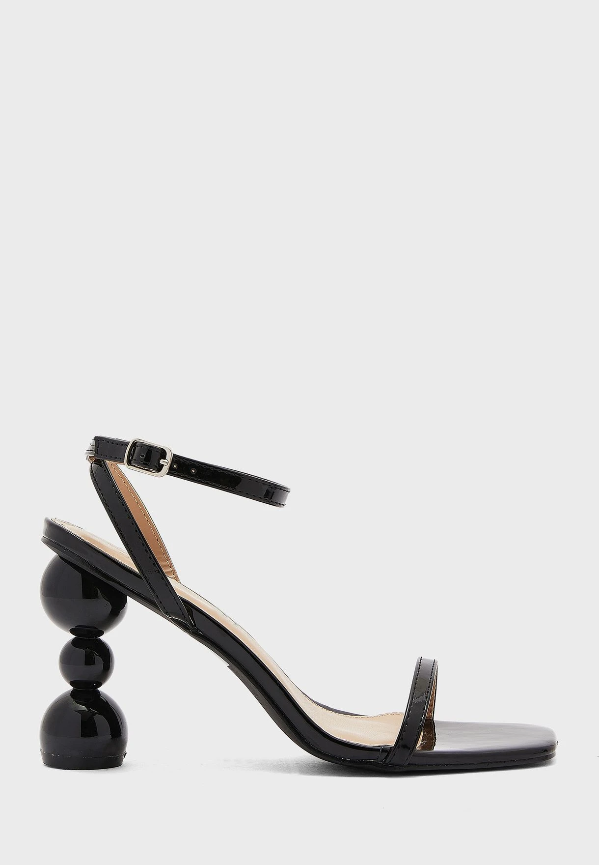 ELLA Circle Interest Heel Sandal 1 ELLA Circle Interest Heel Sandal