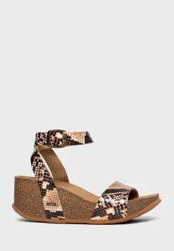 Sol Strappy Mid Heel Wedges