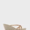 Mutli Strap Wedge Sandals