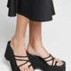 Strappy Chunky Wedge Sandal