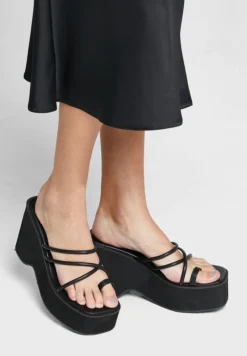 Strappy Chunky Wedge Sandal