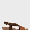 Salamanque Strappy Mid Heel Wedges