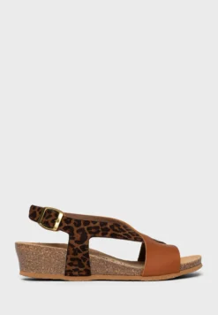 Salamanque Strappy Mid Heel Wedges