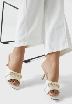 ELLA Chain Detail Mule Sandal