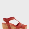 Florsheim Casual Mid Heel Wedge Sandals