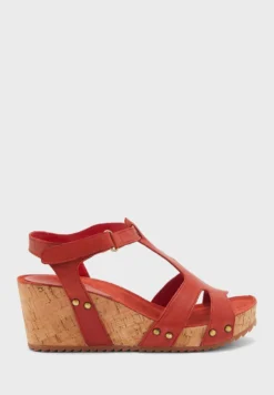 Florsheim Casual Mid Heel Wedge Sandals