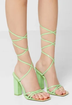 Public Desire Amira Wide Fit High Heel Sandals