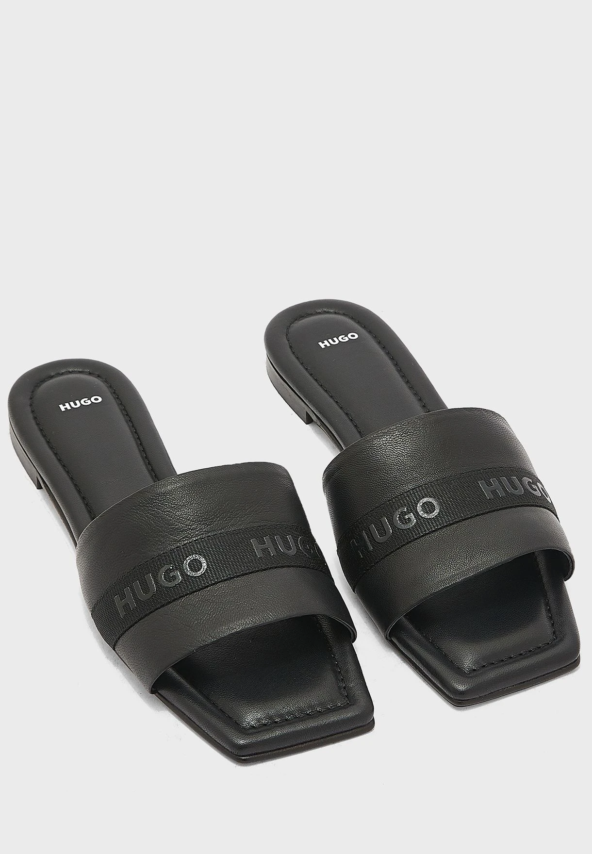 Hugo One Strap Flat Sandals 1 Hugo One Strap Flat Sandals
