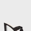 Satin Knot Detail Mule Sandal