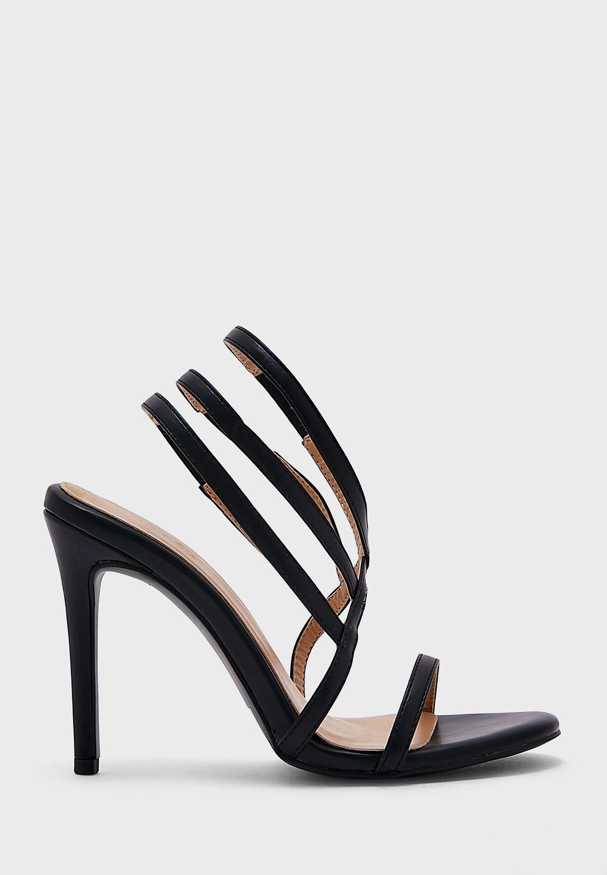 Metallic Trim Satin Pointed Pump 1 Metallic Trim Satin Pointed Pump