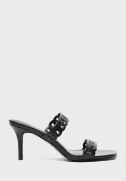 Double Strap High Heel Sandals