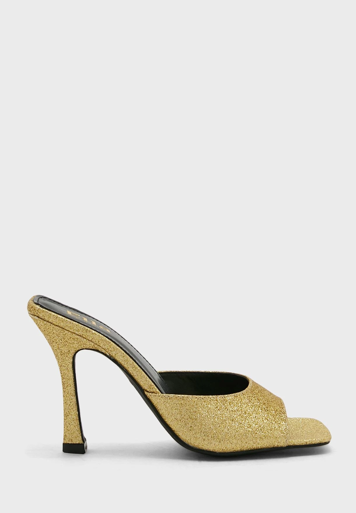 ELLA Glittery Square Front Mule Sandal 1 ELLA Glittery Square Front Mule Sandal