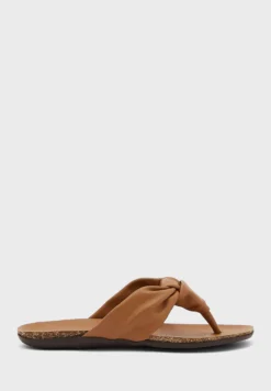 Knot Strap Flat Sandals