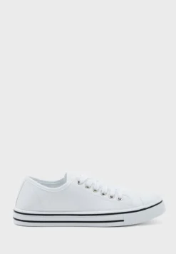Rubi Harlow Lace Up Plimsoll Sneakers