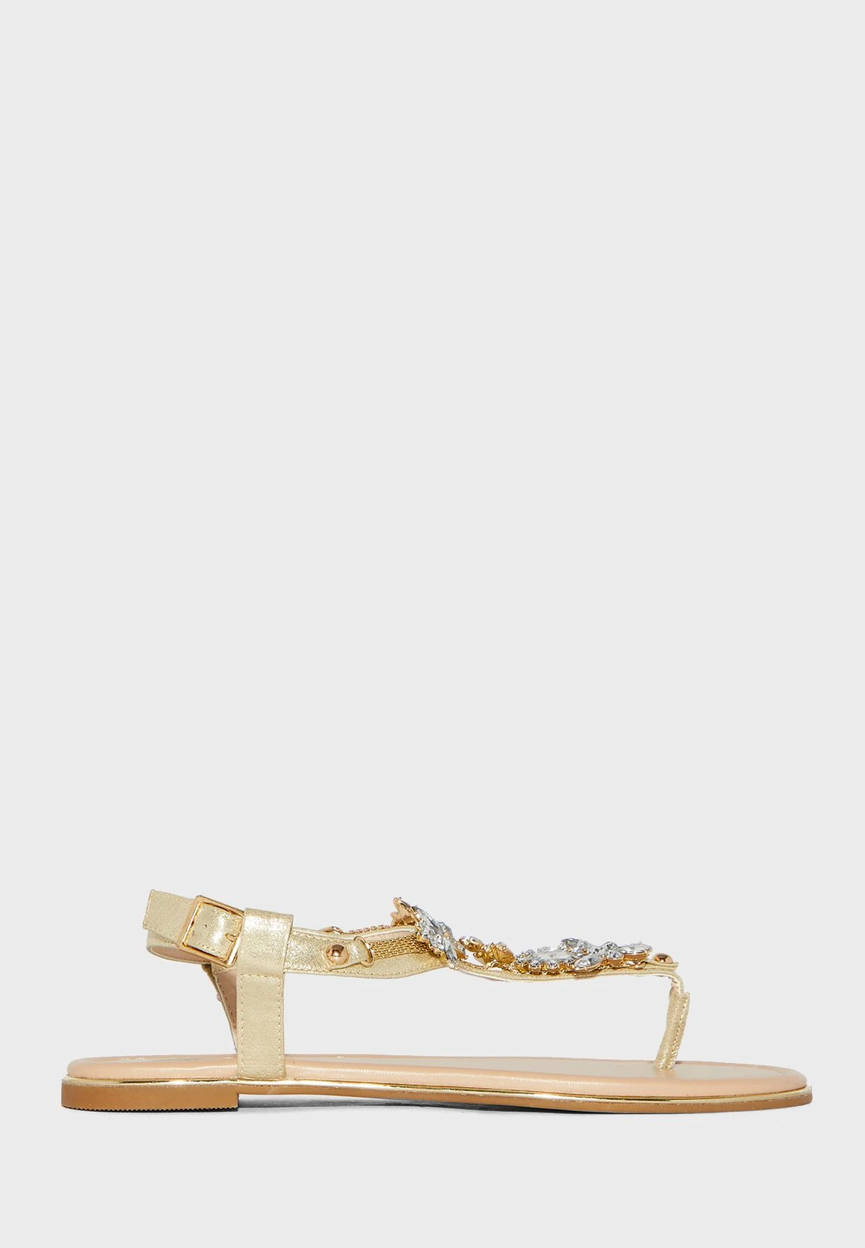 Buffalo Rhinestone Flat Sandals 2 Buffalo Rhinestone Flat Sandals - Image 2