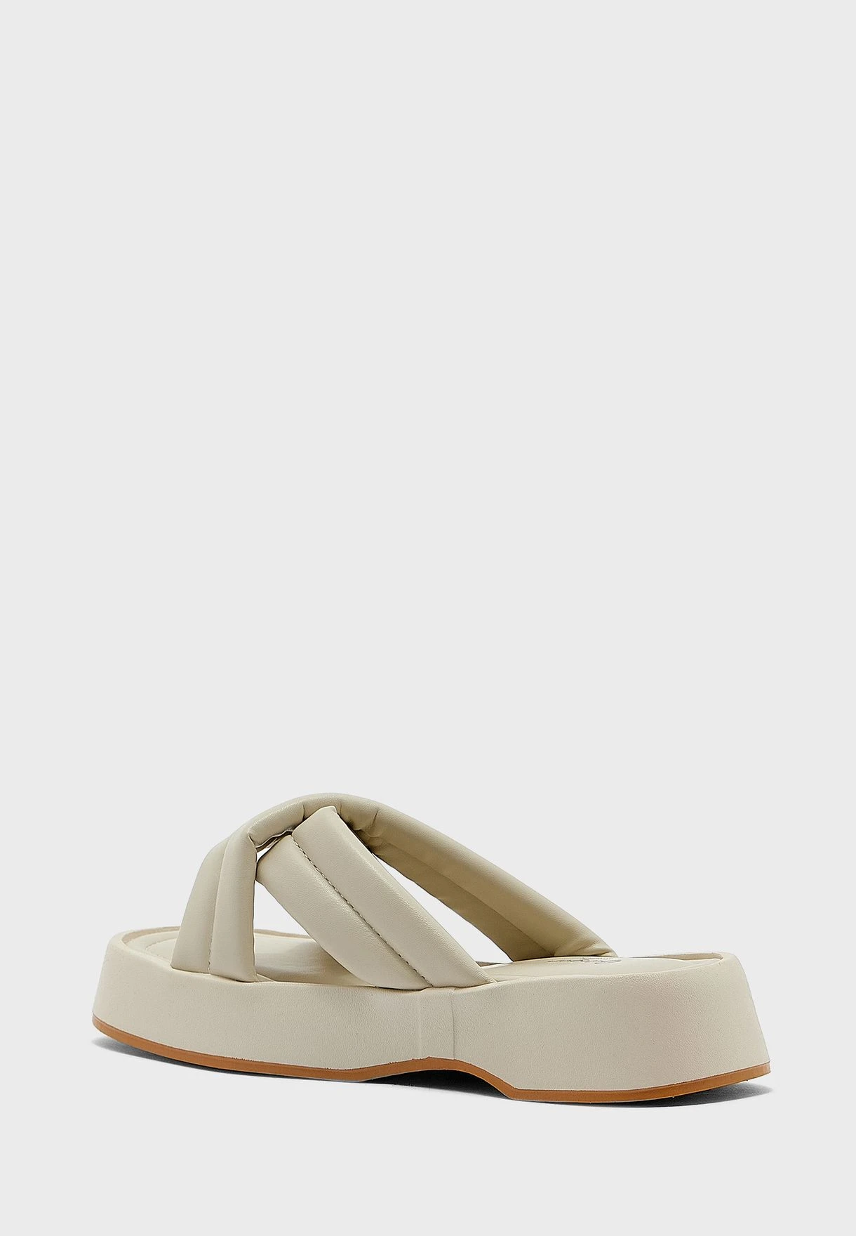 Cross-Over Flat Slider Sandal 2 Cross-Over Flat Slider Sandal - Image 2