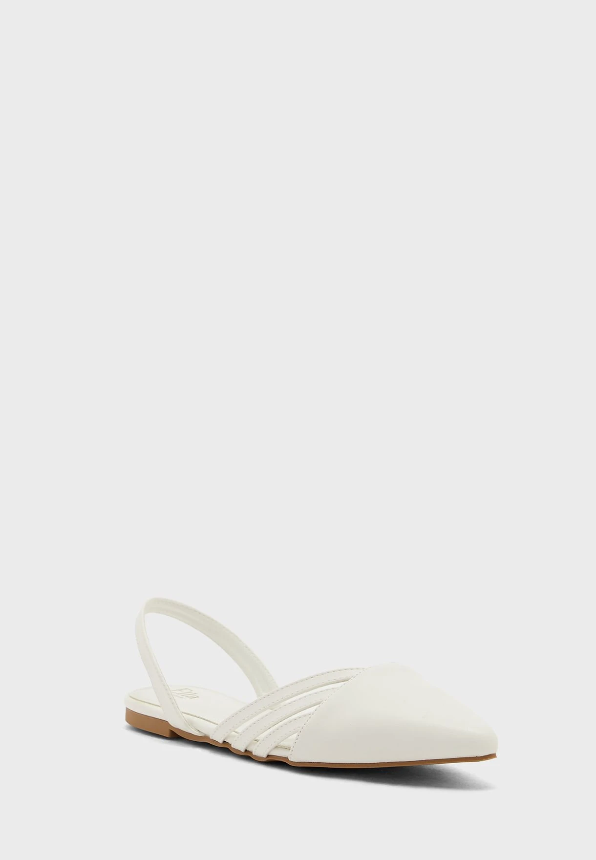 ELLA Cutout Pointed Slingback Flat Shoe 2 ELLA Cutout Pointed Slingback Flat Shoe - Image 2