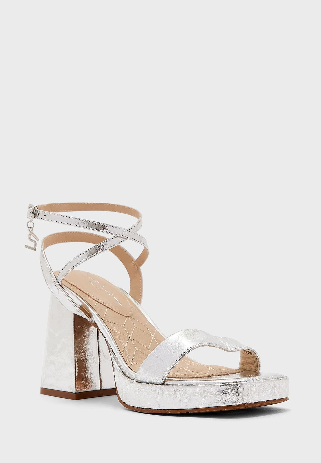 RIVER ISLAND Wide Gross Grain Trim Platform Sandals 2 RIVER ISLAND Wide Gross Grain Trim Platform Sandals - Image 2