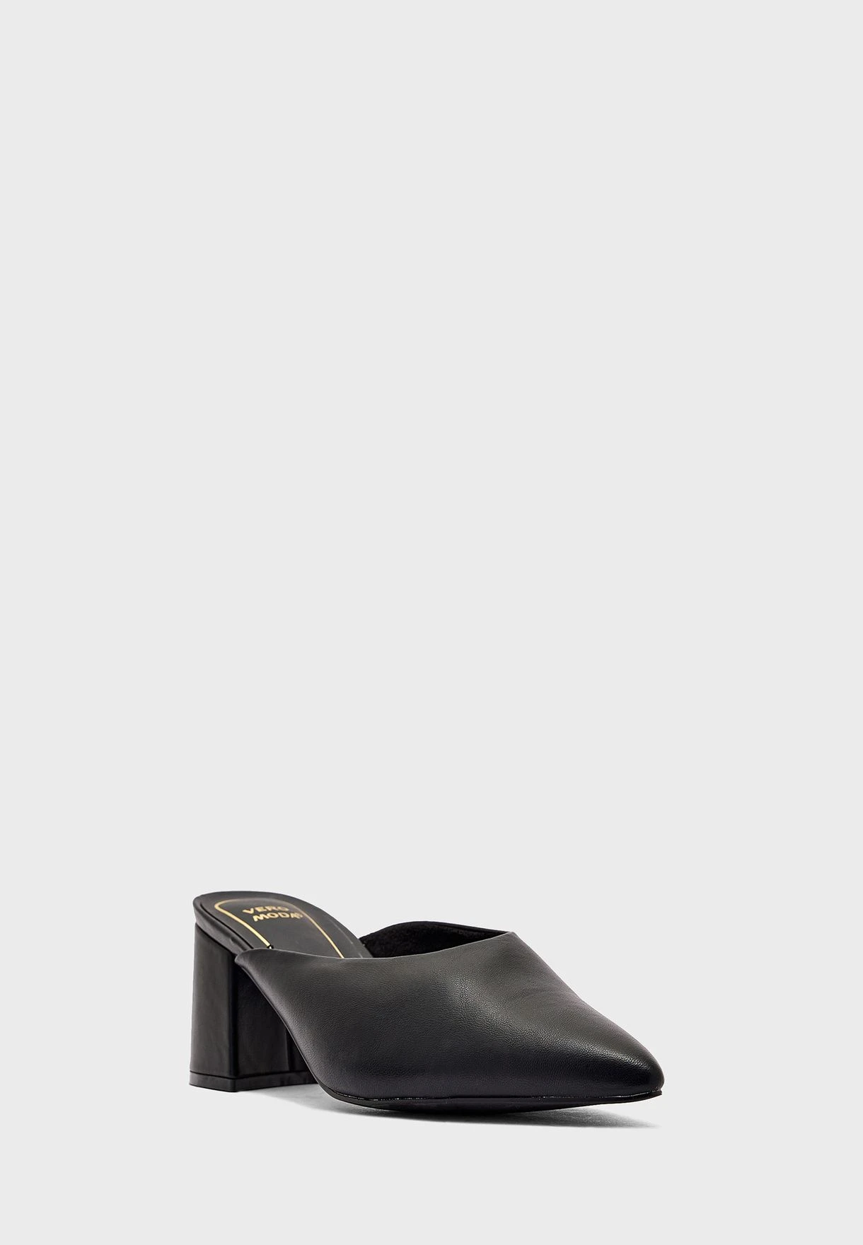 Vero Moda Candice Mule Low Heel Sandals 2 Vero Moda Candice Mule Low Heel Sandals - Image 2