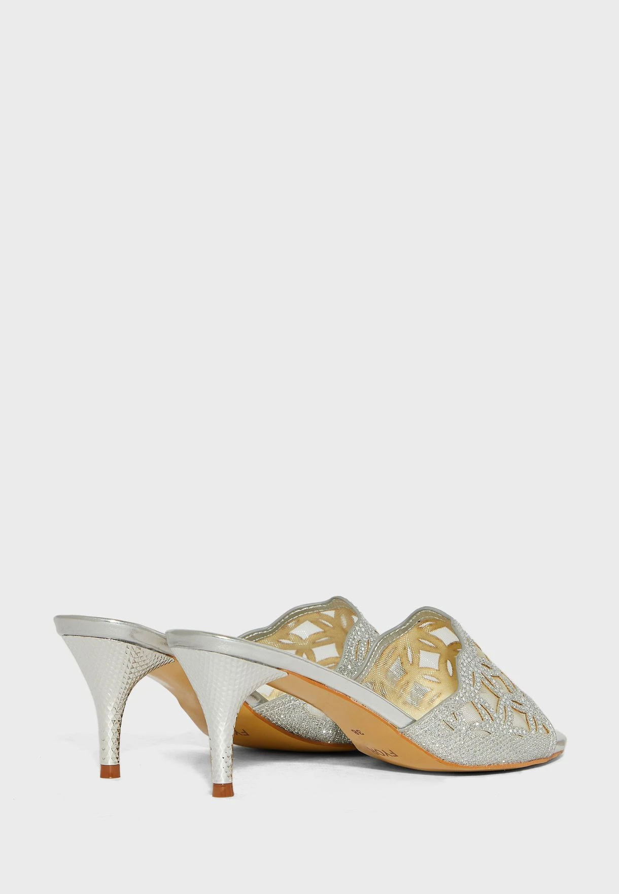 One Strap Mid Heel Sandals 2 One Strap Mid Heel Sandals - Image 2