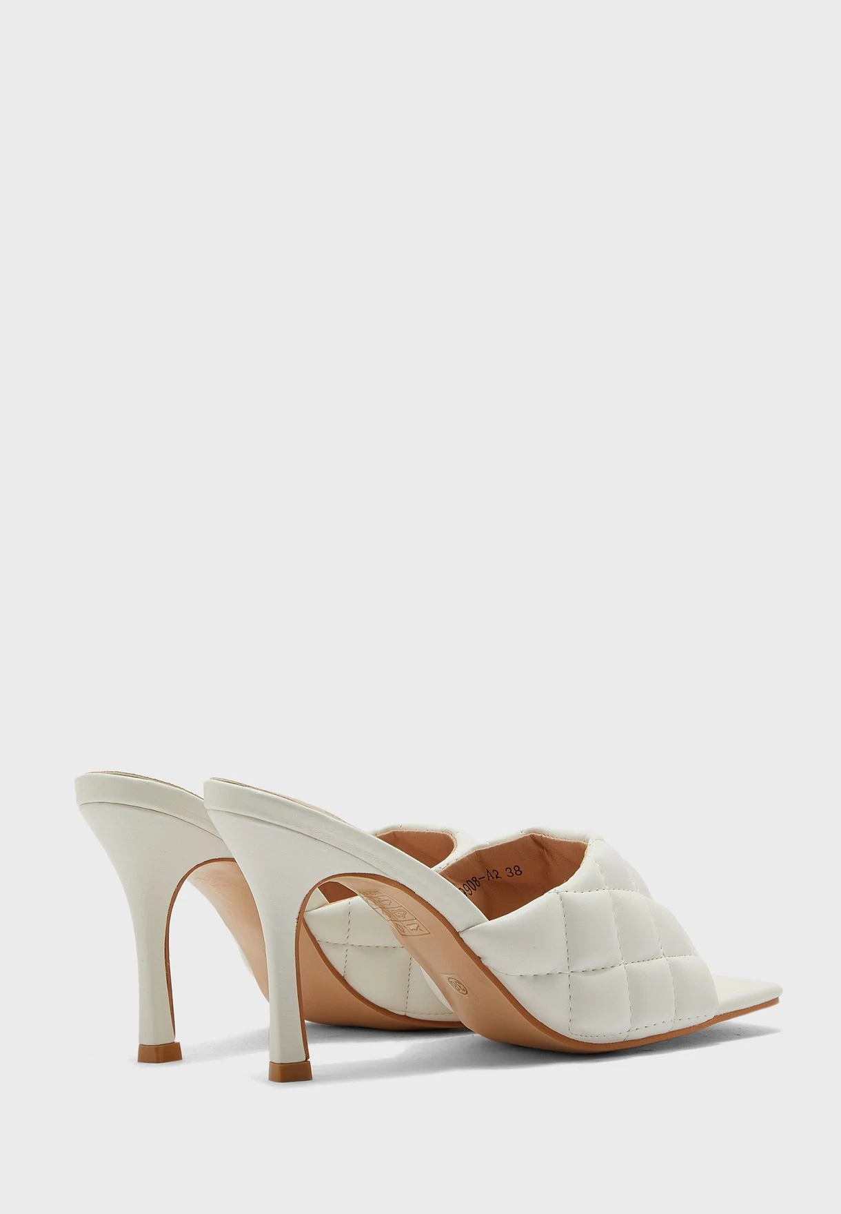 Quilted Square Toe Sandal 2 Quilted Square Toe Sandal - Image 2