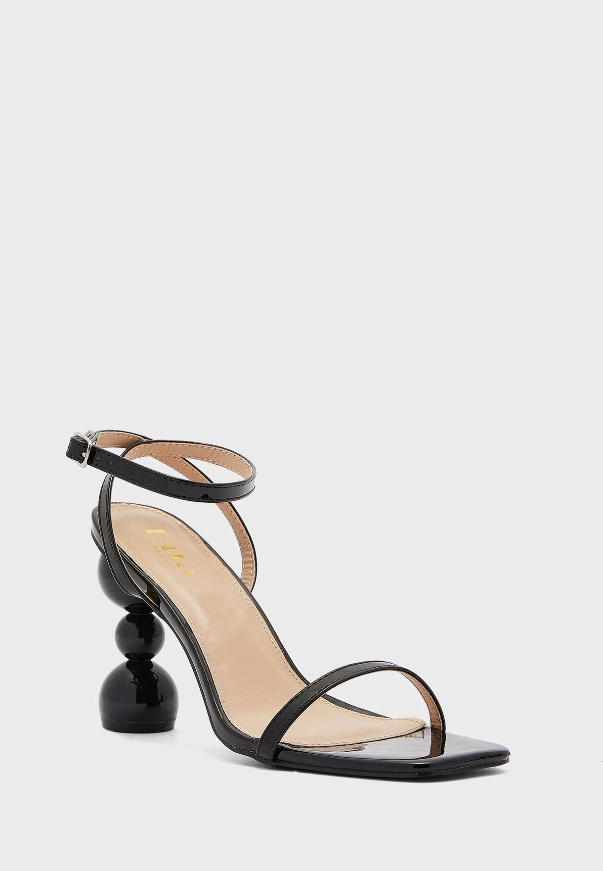 ELLA Circle Interest Heel Sandal 2 ELLA Circle Interest Heel Sandal - Image 2
