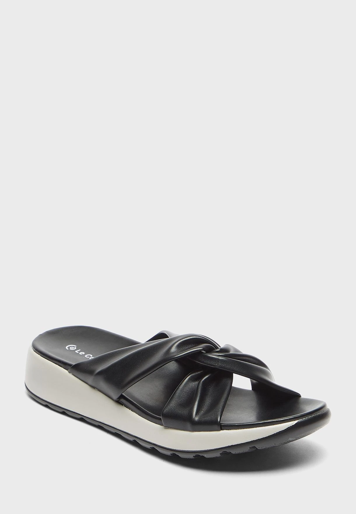 Cross Strap Wedge Sandals 2 Cross Strap Wedge Sandals - Image 2