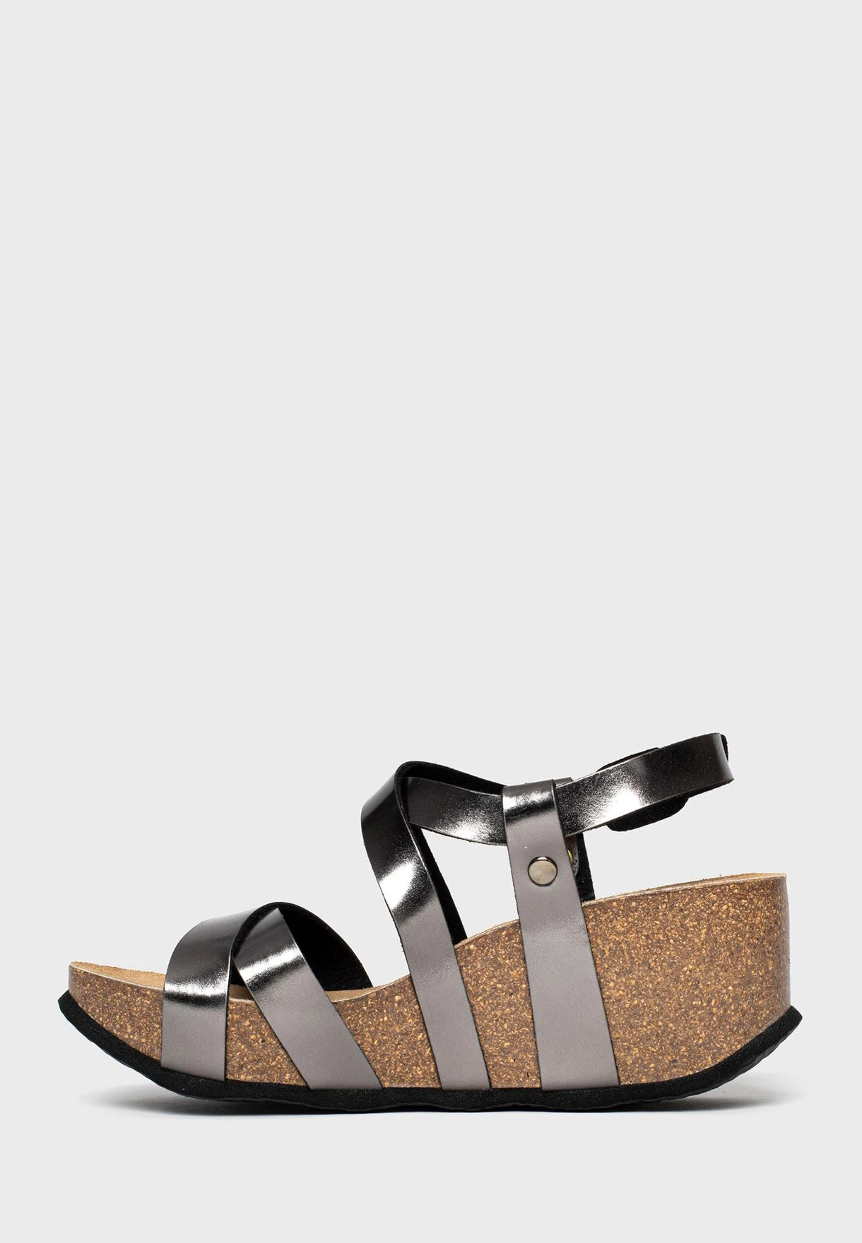 Palmas Strappy Mid Heel Wedges 2 Palmas Strappy Mid Heel Wedges - Image 2