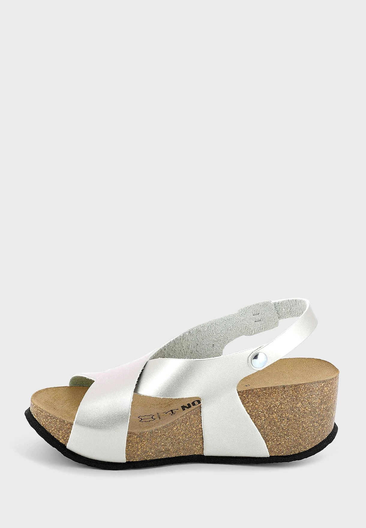 Rea Strappy Mid Heel Wedges 2 Rea Strappy Mid Heel Wedges - Image 2