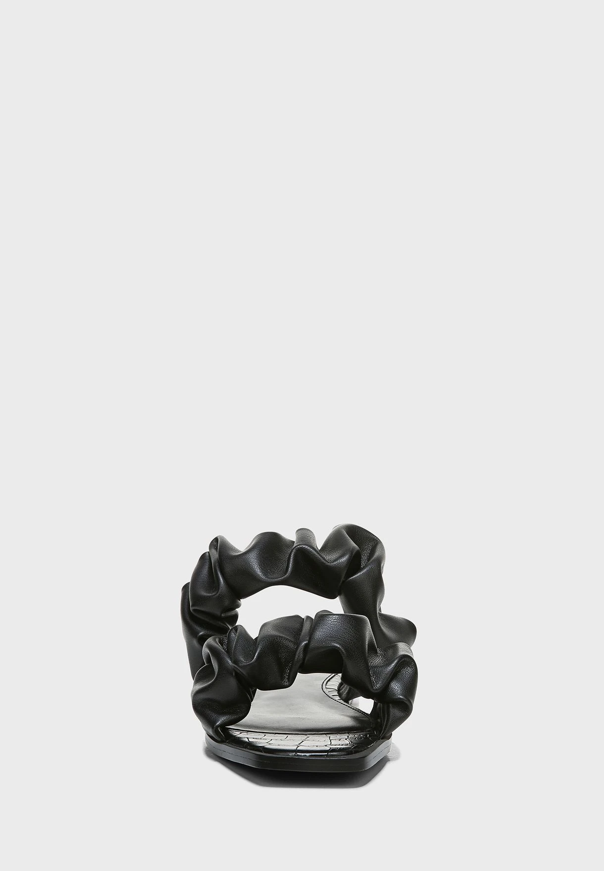 Ruched Strap Flat Sandals 2 Ruched Strap Flat Sandals - Image 2