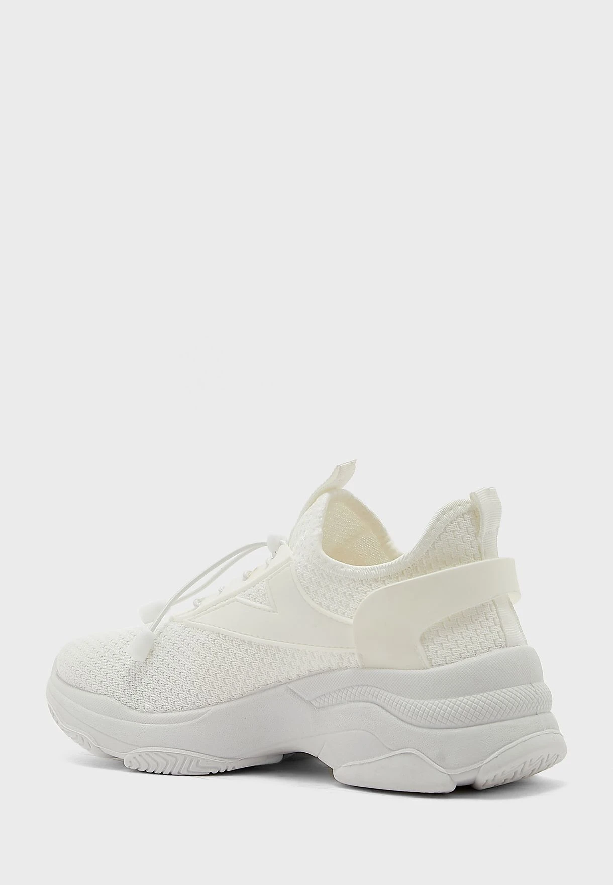 Knit Chunky Tassel Detail Sneaker 2 Knit Chunky Tassel Detail Sneaker - Image 2