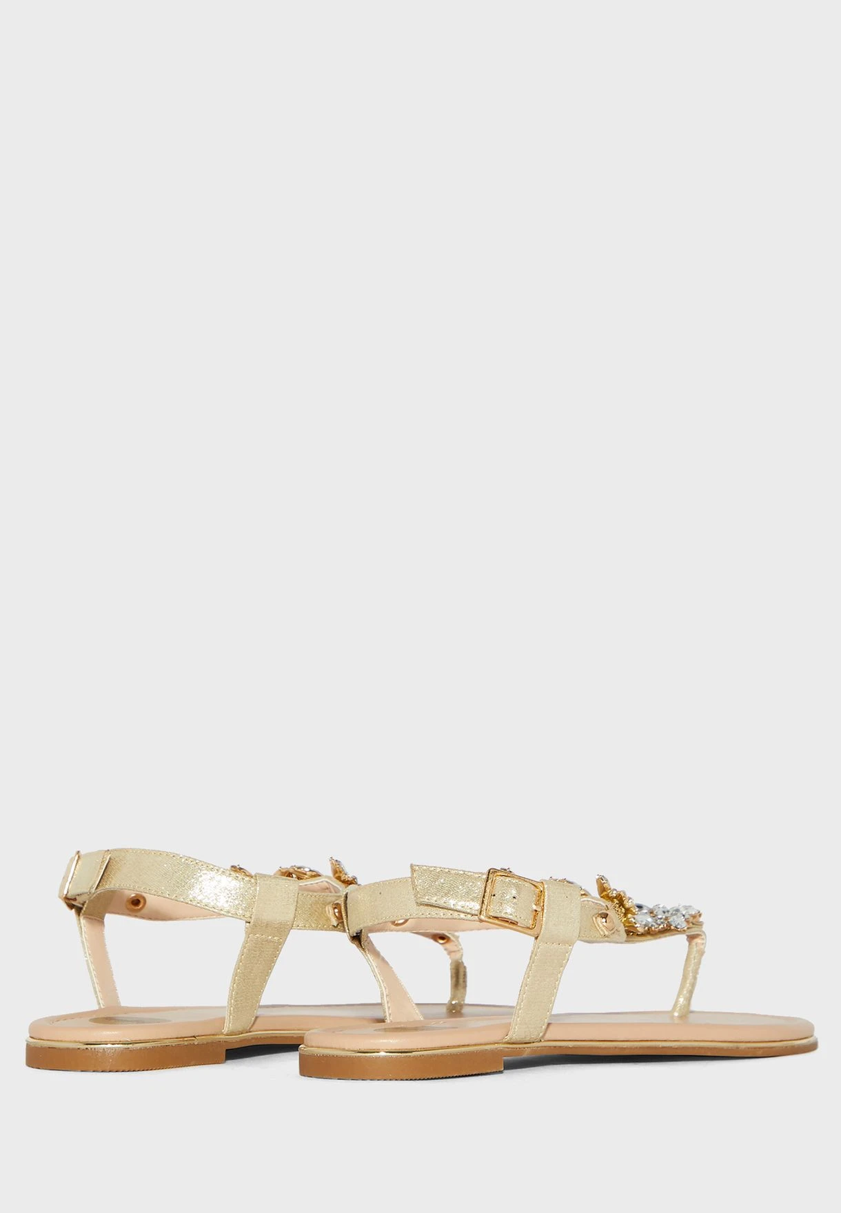 Buffalo Rhinestone Flat Sandals 3 Buffalo Rhinestone Flat Sandals - Image 3