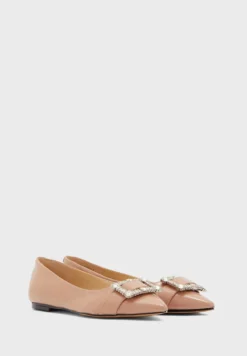 Nine West Casual Pointed Embellished Ballerinas -Cheap Sandal & Sneaker Store 3 zoom desktop 1243