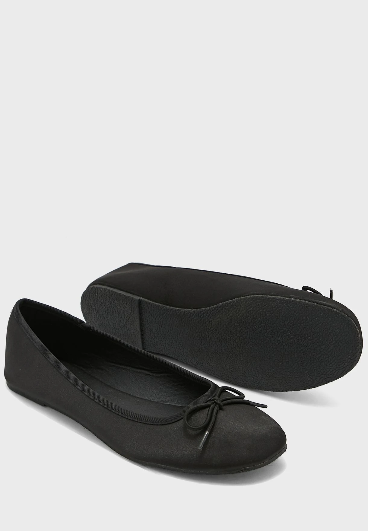 ELLA Satin Ballerina Flat Shoe 3 ELLA Satin Ballerina Flat Shoe - Image 3