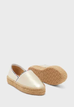 LOVE MOSCHINO Metallic Espadrilles -Cheap Sandal & Sneaker Store 3 zoom desktop 1313
