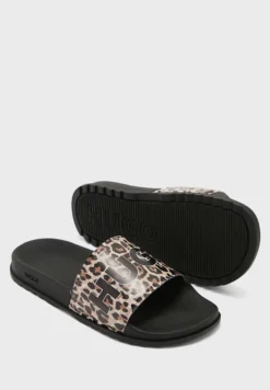 Hugo Monogram One Strap Slides -Cheap Sandal & Sneaker Store 3 zoom desktop 1431