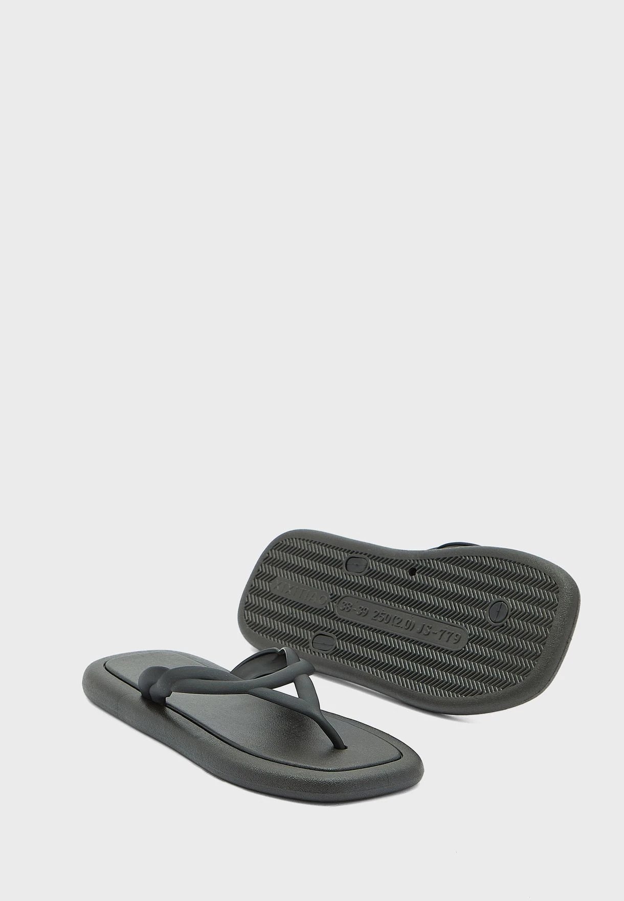 Twisted Strap Square Toe Slider 3 Twisted Strap Square Toe Slider - Image 3